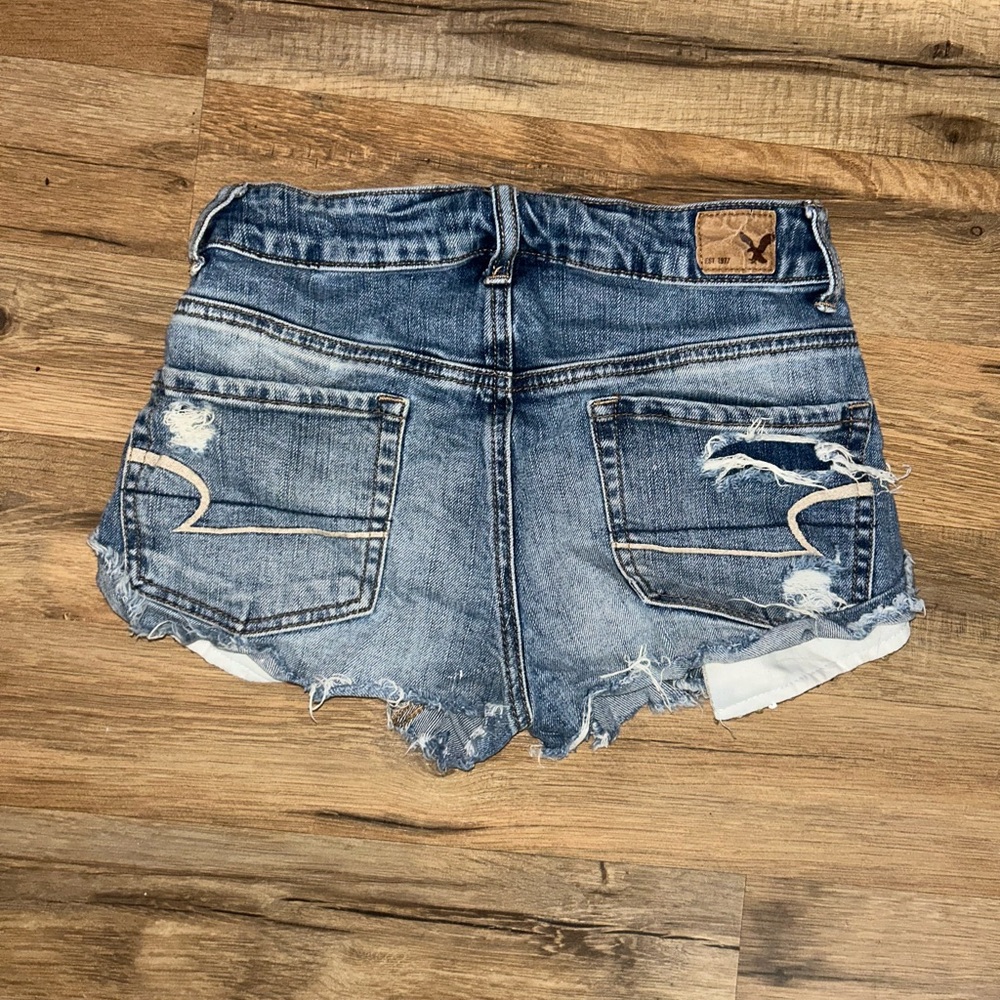 American Eagle denim shorts 00 - Picture 3 of 5